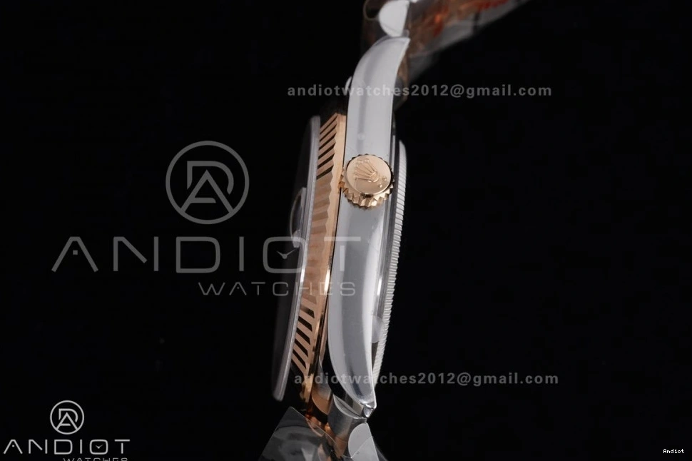 126331 Best SH3235 RG Jubilee Diamonds 1:1 SS DateJust Steel 41 on Dial Bracelet RG Edition Clean 904L 0325